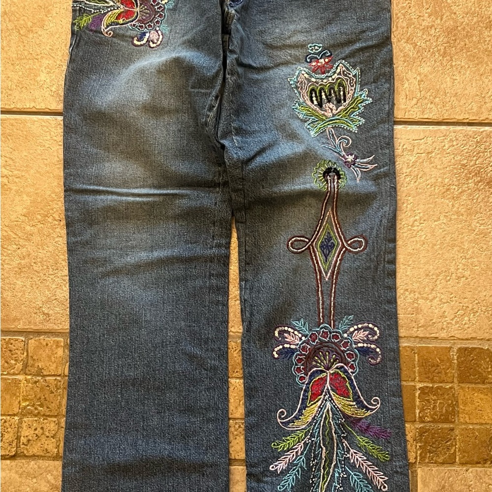 Haven Bleu Embellished Blue Jeans